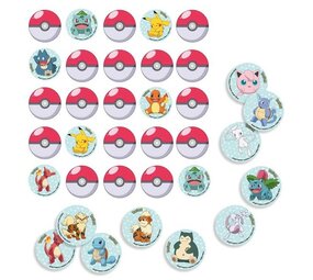 Amscan Pokemon Pikachu Memorie Spel | 32-delig Amscan Pokemon Pikachu Memorie Spel | 32-delig