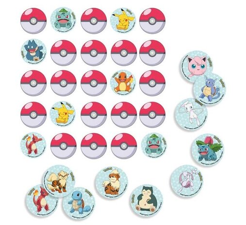 Amscan Pokemon Pikachu Memorie Spel | 32-delig Amscan Pokemon Pikachu Memorie Spel | 32-delig