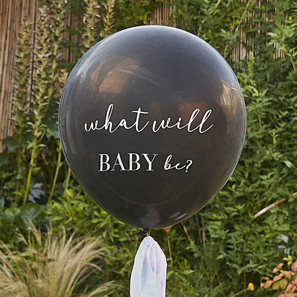 Ginger Ray Gender-Reveal-Ballonset „Was wird das Baby sein?“