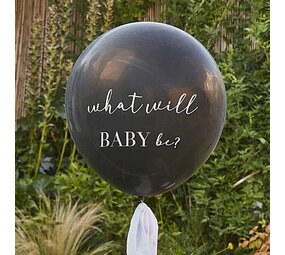 Ginger Ray Gender-Reveal-Ballonset „Was wird das Baby sein?“