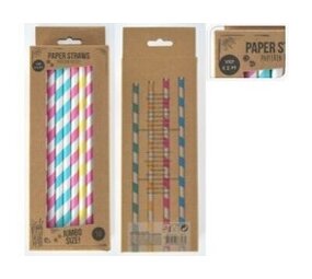 La Cucina Paper Straws 25cm | 50 pieces