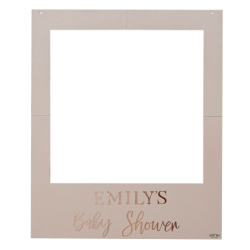 Ginger Ray PhotoBooth Frame Baby Shower 72x60cm | per piece
