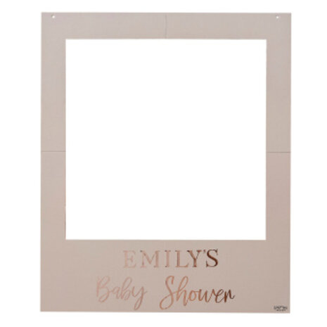Ginger Ray Cadre photo pour baby shower 72 x 60 cm | à l'unité