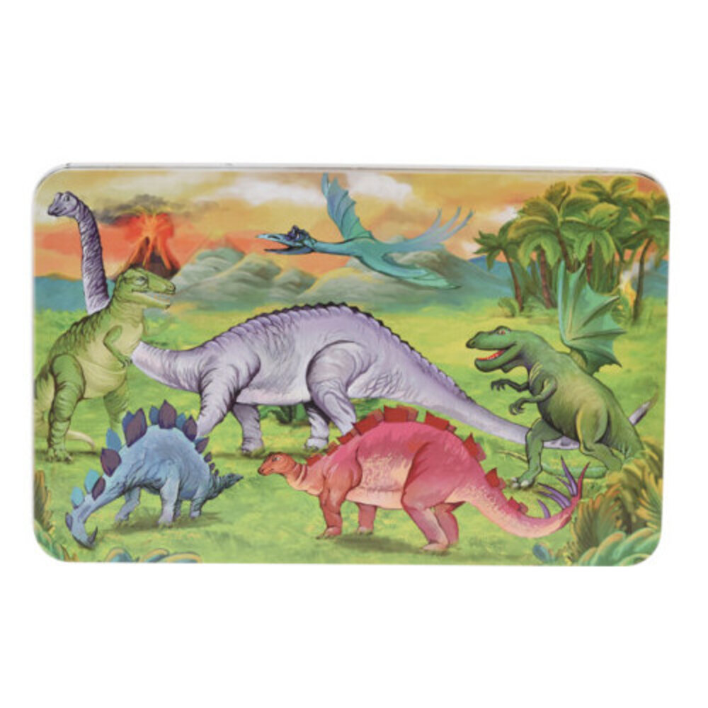 Free and Easy Dino Puzzel in Blik | 80 Stukjes Free and Easy Dino Puzzel in Blik | 80 Stukjes