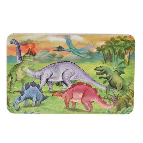 Free and Easy Dino Puzzel in Blik | 80 Stukjes Free and Easy Dino Puzzel in Blik | 80 Stukjes