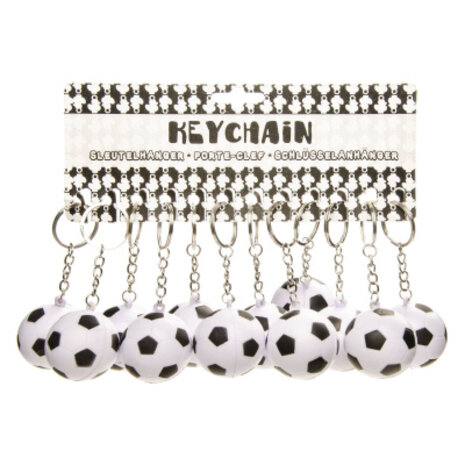 LG Imports Foam Football Keychain 4cm | 12 pieces