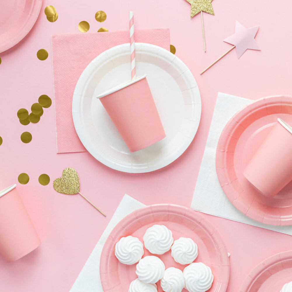 Tuf-Tuf Pink Plates 18cm | 6 pieces