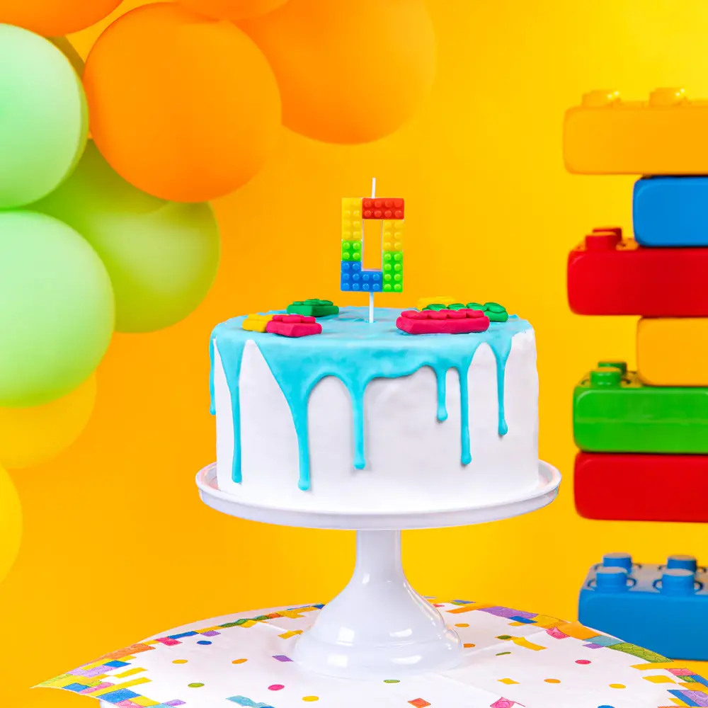 Tuf-Tuf Bougie Lego numéro 0 | à l'unité