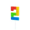 Tuf-Tuf Bougie Lego numéro 2 | chacune Tuf-Tuf Bougie Lego numéro 2 | chacune