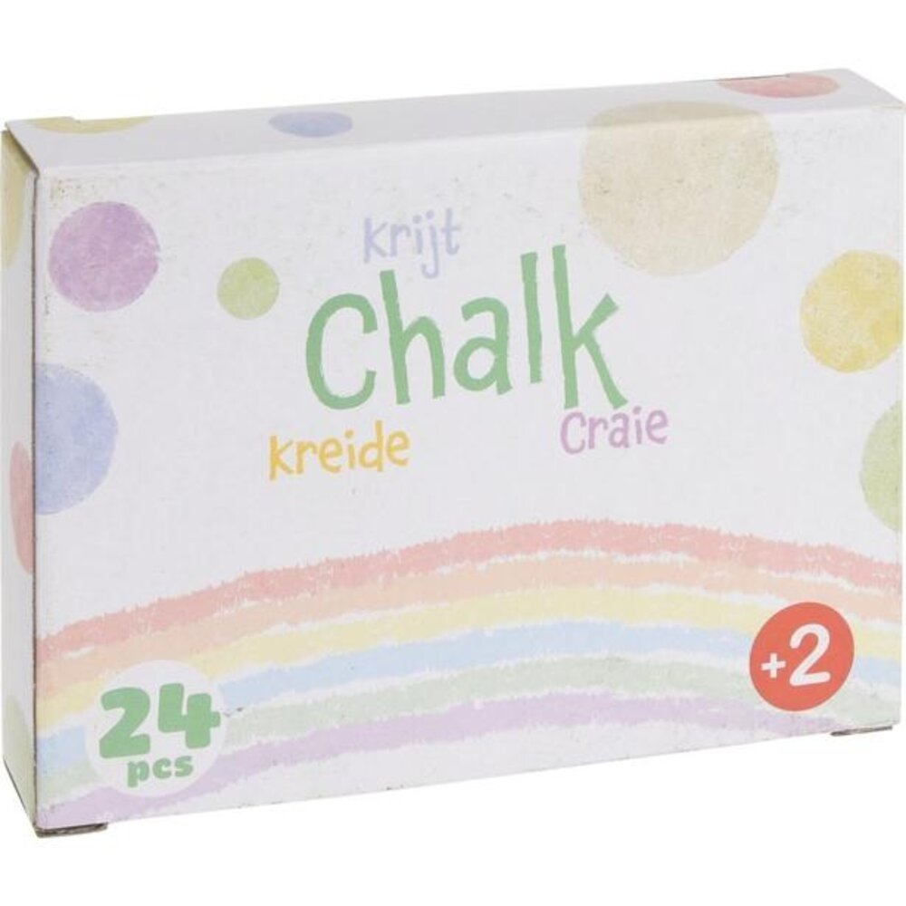 Free and Easy Blackboard chalk | Box of 24 pieces
