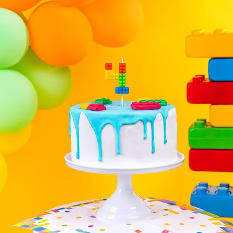 Tuf-Tuf Bougie Lego numéro 4 | chacune