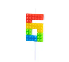 Tuf-Tuf Lego Zahlenkerze 6 | je