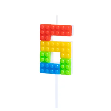 Tuf-Tuf Lego Number Candle 6 | each