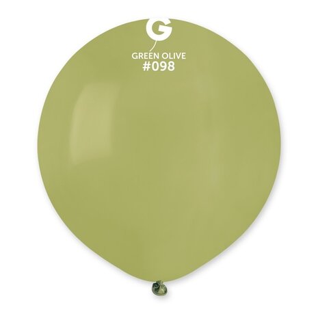 Gemar Ballons vert olive 48 cm | 10 pièces