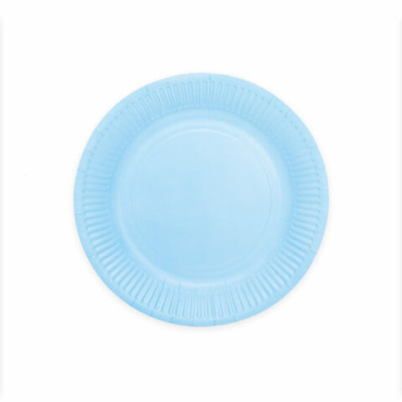 ZOOMPIL Blauw Feestservies, Plastic Servies Met Borden, Papieren ZOOMPIL Blauw Feestservies, Plastic Servies Met Borden, Papieren