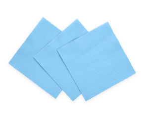 WeFiesta Serviettes bleues claires 33 x 33 cm | 20 pièces