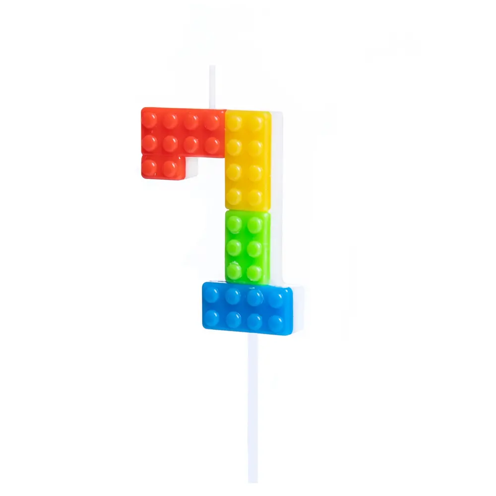 Tuf-Tuf Lego Number Candle 7 | each