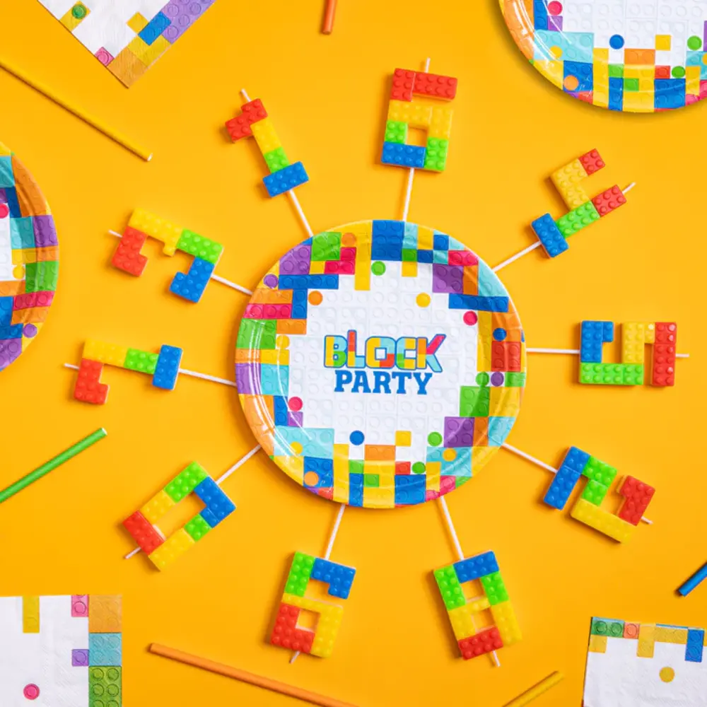 Tuf-Tuf Lego Cijfer Kaars 9 | per stuk Tuf-Tuf Lego Cijfer Kaars 9 | per stuk