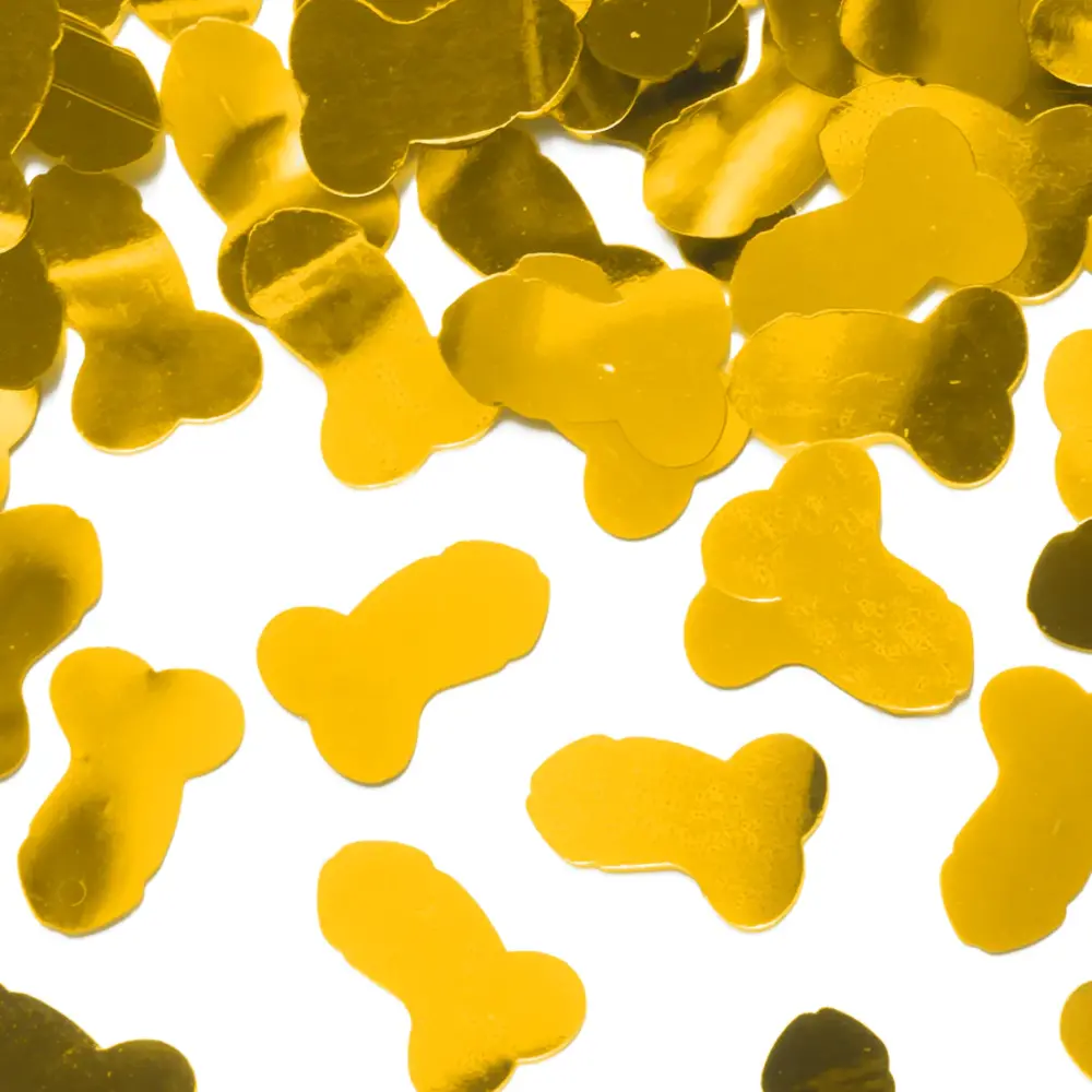 Tuf-Tuf Penis Konfetti Gold | 15 g