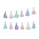 Tuf-Tuf Tassel garland iridescent | 2.5 meters