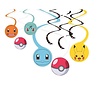 Amscan Décoration suspendue Pokémon Pikachu en spirales | 6 pièces Amscan Décoration suspendue Pokémon Pikachu en spirales | 6 pièces