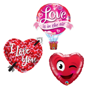 Valentijnsdag folieballonnen Valentijnsdag folieballonnen