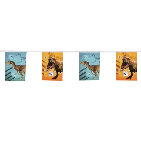 Boland Dino T-Rex Paper Bunting 3 meters | per piece