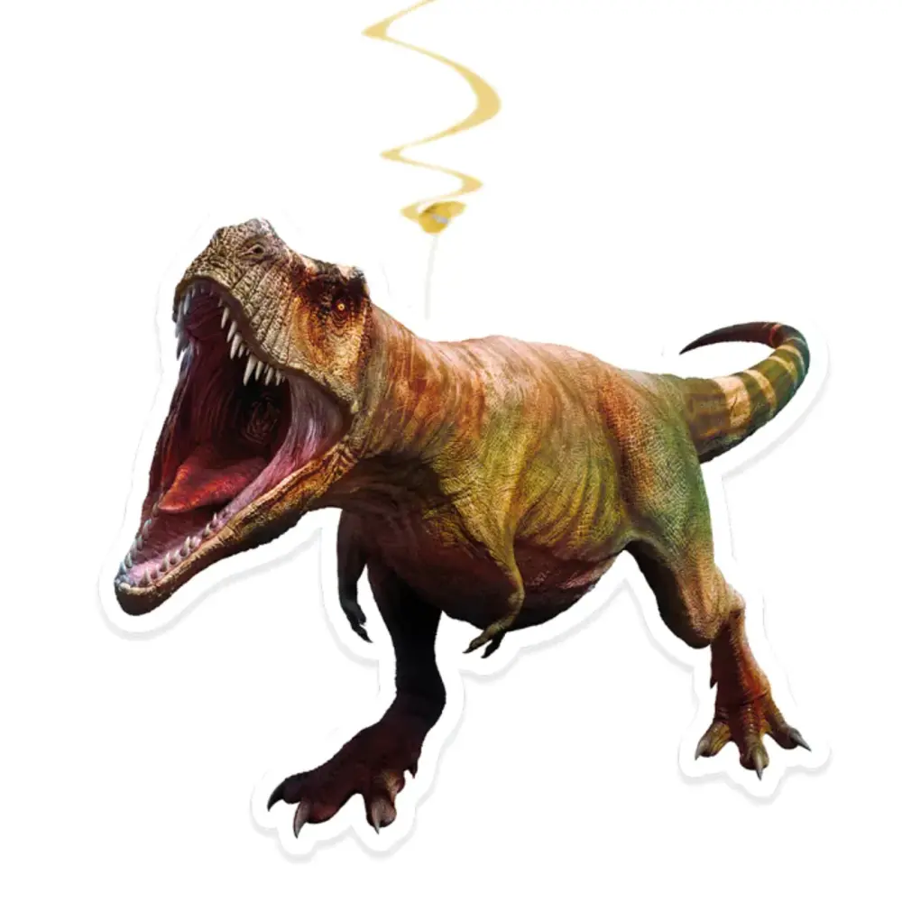 Boland Dino T-Rex Deko-Wirbel 85 cm | 2 Stück