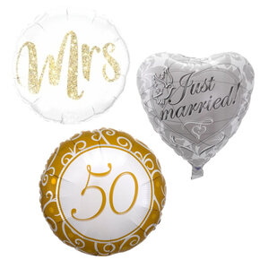 Huwelijk folieballonnen Huwelijk folieballonnen