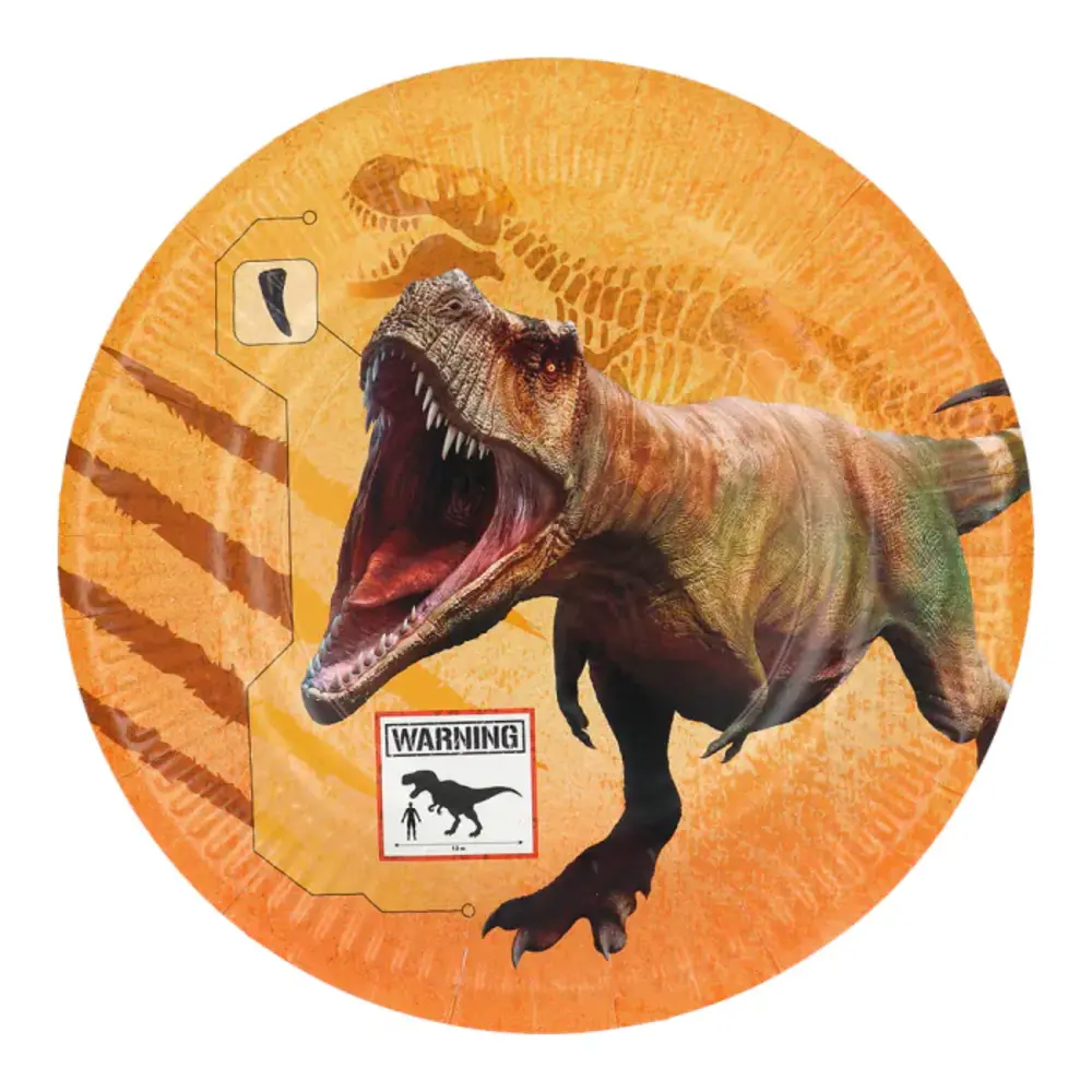 Boland Dino T-Rex Plates 23cm | 8 pieces