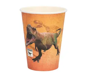 Boland Dino T-Rex Becher 250 ml | 8 Stück