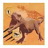 Boland Serviettes de table Dino T-Rex 33 x 33 cm | 20 pièces Boland Serviettes de table Dino T-Rex 33 x 33 cm | 20 pièces