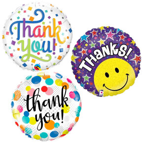 Bedankt folieballonnen Bedankt folieballonnen