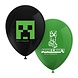 Procos Party Minecraft-Luftballons 28 cm | 8 Stück