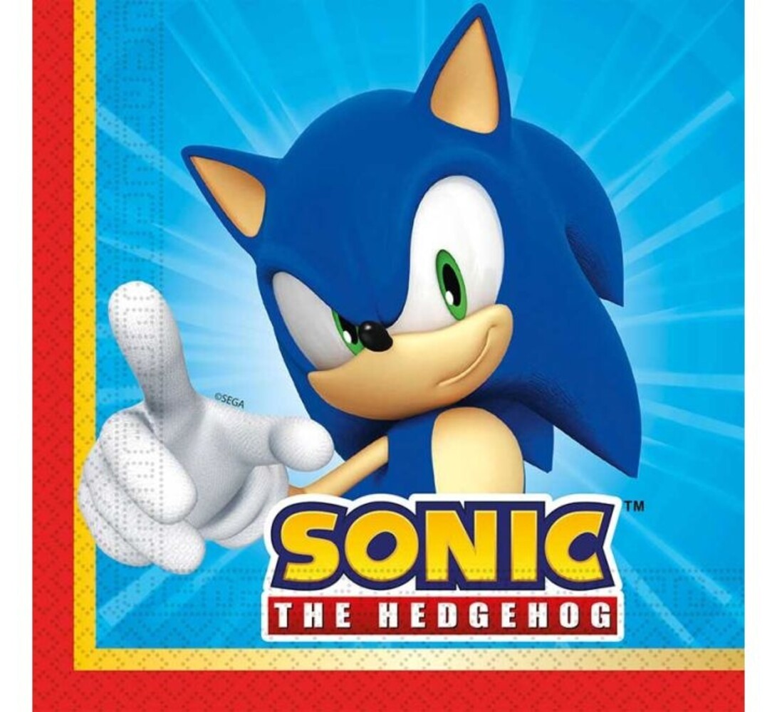 Procos Party Sonic Napkins 33x33cm | 20 pieces
