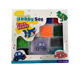 Art & Craft Ensemble de perles thermocollantes Dinosaure - Voiture - Requin | par ensemble