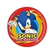 Procos Party Sonic Pappteller 20 cm | 8 Stück