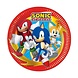 Procos Party Assiettes en carton Sonic 23 cm | 8 pièces