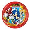 Procos Party Sonic Paper Plates 23cm | 8 pieces Procos Party Sonic Paper Plates 23cm | 8 pieces