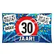 Paper Dreams Facade flag 30 years traffic sign XXL | 150x90cm