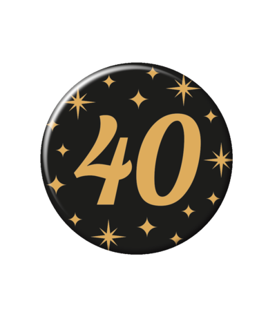 Paper Dreams 40 Years Classy Button | per piece