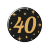 Paper Dreams 40 Years Classy Button | per piece