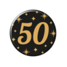 Paper Dreams Button 50 jaar Classy | per stuk Paper Dreams Button 50 jaar Classy | per stuk