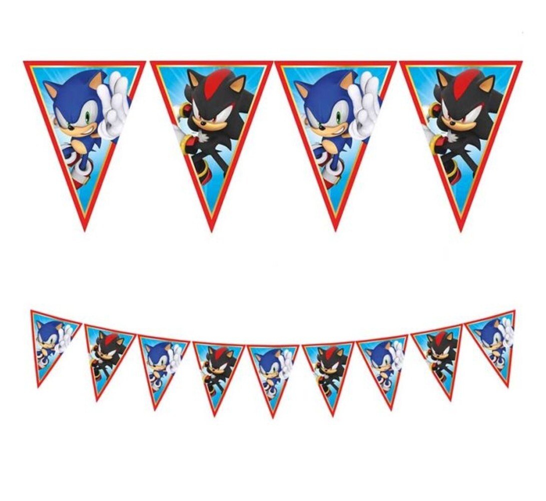 Procos Party Guirlande Sonic 2,3 m | à l'unité