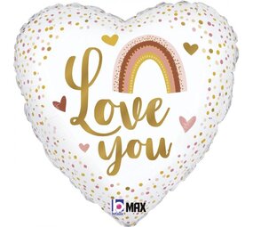 Betallic Folie ballon Love You 45cm | leeg Betallic Folie ballon Love You 45cm | leeg