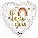 Betallic Foil balloon Love You 45cm | empty