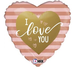 Betallic Folie ballon I Love You 45cm | leeg Betallic Folie ballon I Love You 45cm | leeg