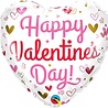 Qualatex Folienballon „Alles Gute zum Valentinstag“, 45 cm | leer Qualatex Folienballon „Alles Gute zum Valentinstag“, 45 cm | leer