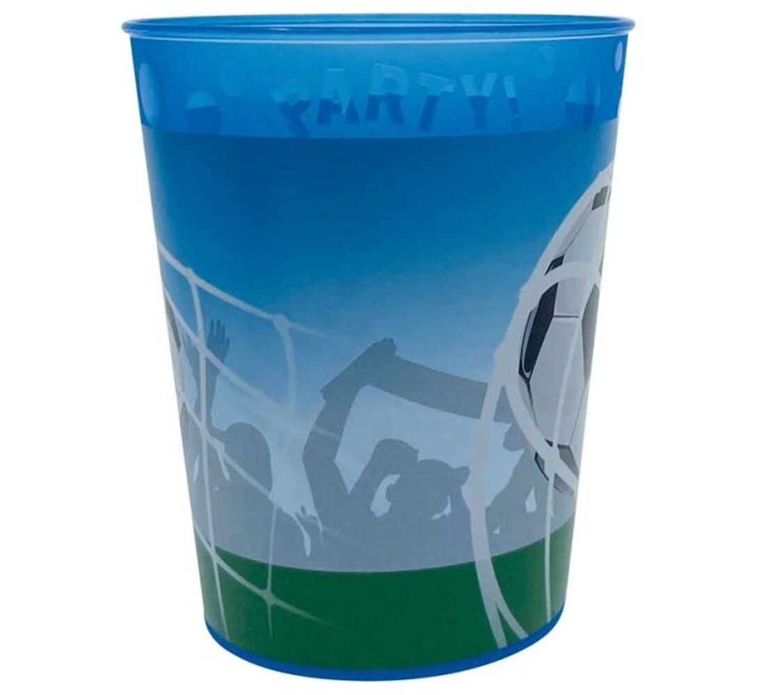 Procos Party Gobelets à friandises sur le thème du football pour les fans de foot 250 ml | 4 pièces