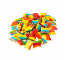 Regenboog Kussentjes | per 500gr Regenboog Kussentjes | per 500gr